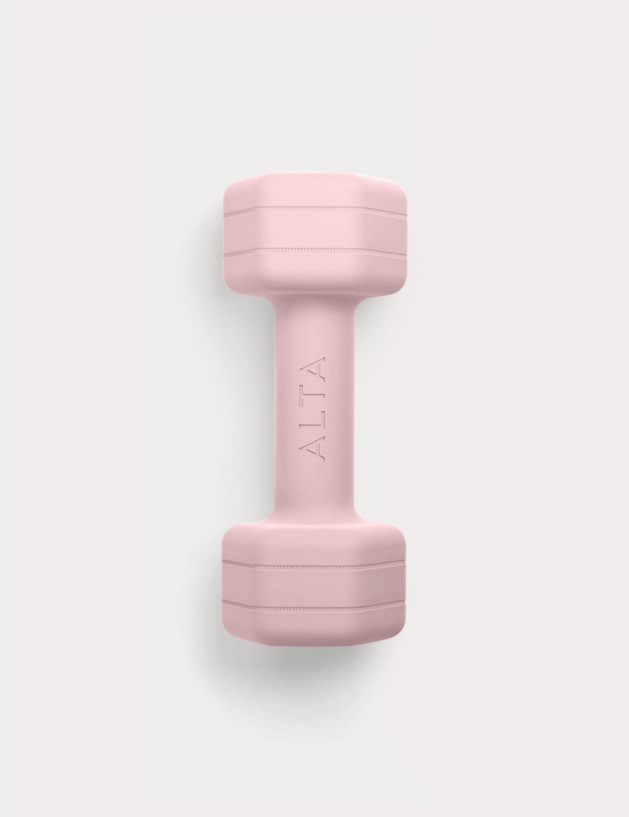 Pink pilates weights