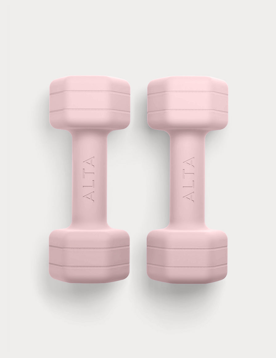 pink small dumbbells